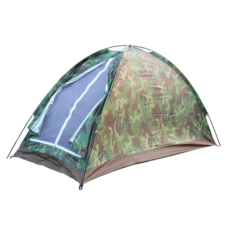 high-quality-outdoor-1-person-single-person-single-layer-camouflage-tent-beach-tent-manual-setup-uv-protection-camping-tent