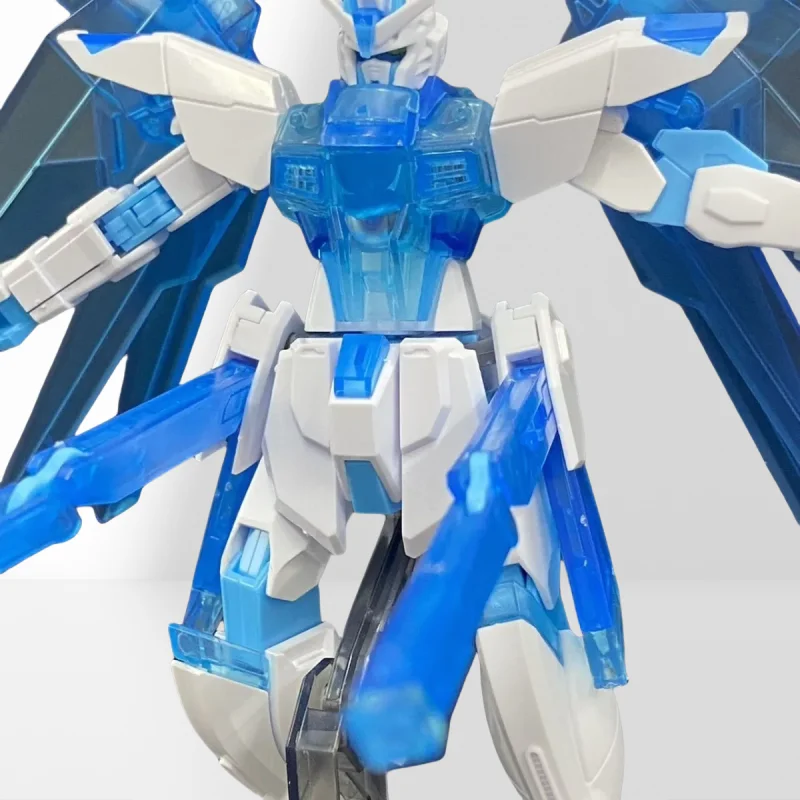 JMS 신생아 자유 아이스 블루 Mech 조립 모델 키트 퍼즐 액션 피규어 어린이 장난감 데스크탑 장식 선물 Collectible