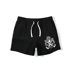 New summer men's Springfield Armory shorts fitness jogging sports leisure drawstring shaping pants