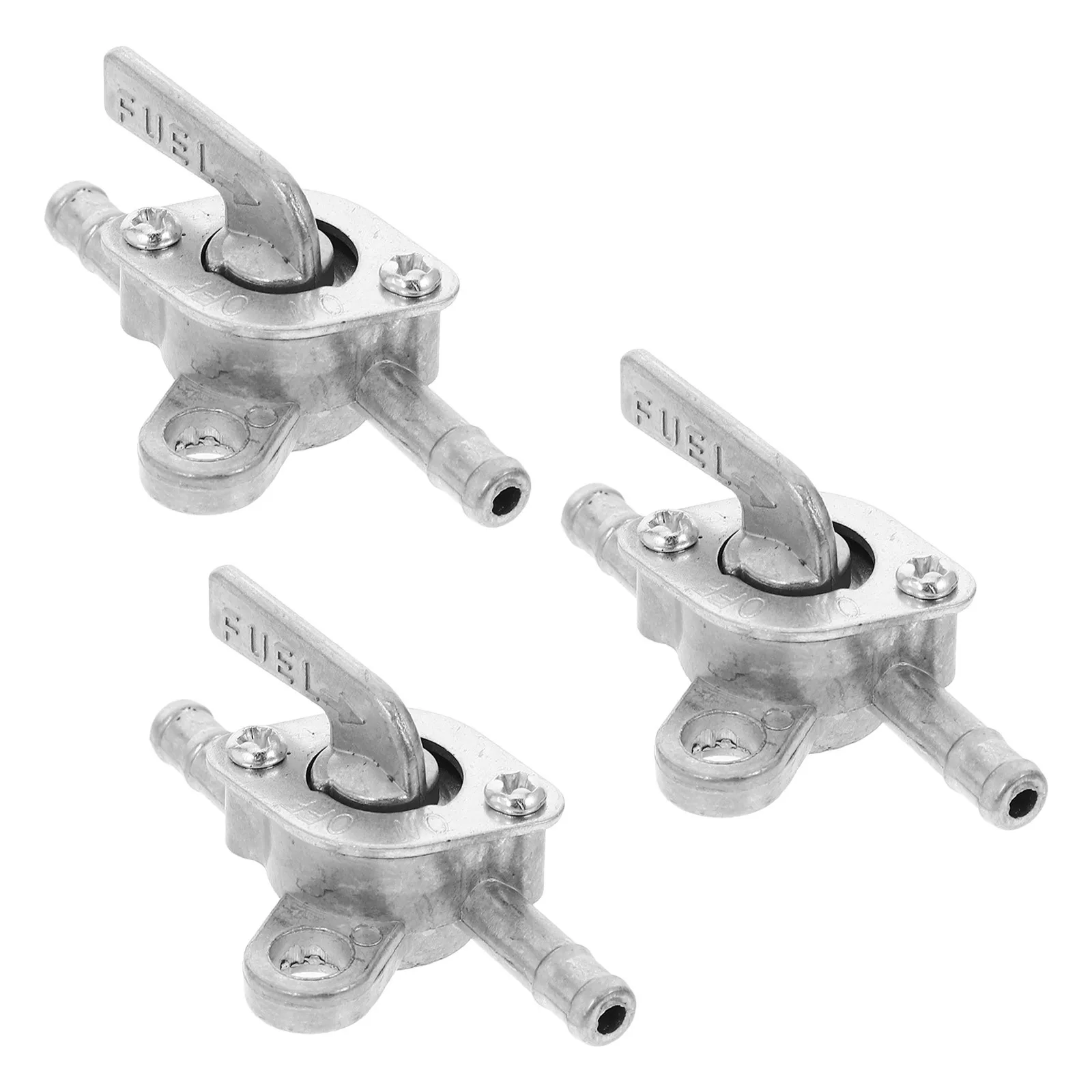 

3Pcs Petcock Fuel Shutoff Valve One Inlet One Outlet Design for Motorcycle Go Kart Scooter Moped Atv Universal Fuel Line Switch
