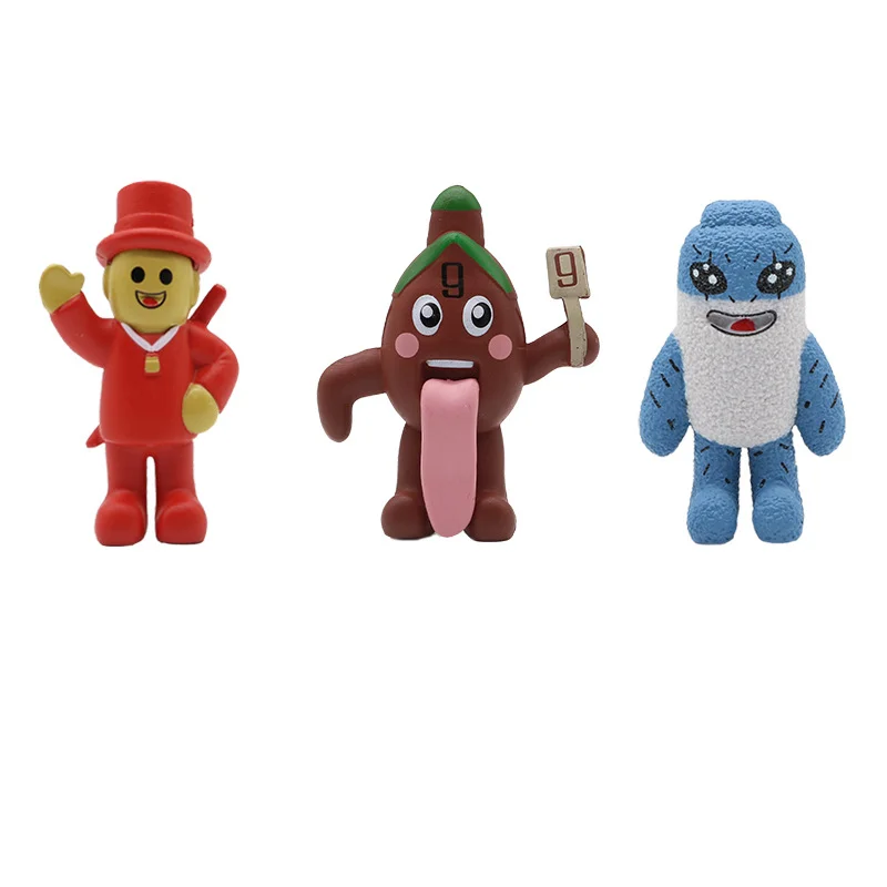 جديد 6/8 قطعة سرقة لعبة Brainrot أرقام PVC نموذج اللعب رقم. 9 والرقم. 67 مجموعة ديكورات مكتبية هدية عيد الميلاد للأطفال #5