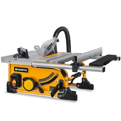 LUXTER Table Saw 210mm 8 Inch Wood Cutting Saw Dust Free With Extension Table Portable Woodworking Machine For Jobsite