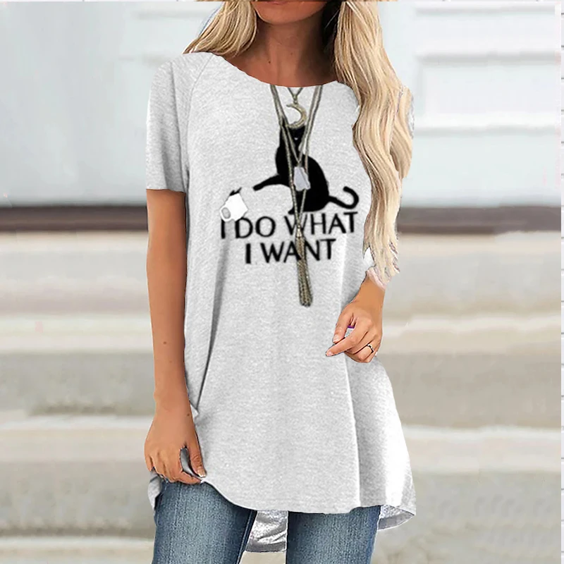 Tops Women Beautiful Prints Casual Ladies Fashion T Shirts Vintage Raglan Sleeves Short Sleeves Comfortable