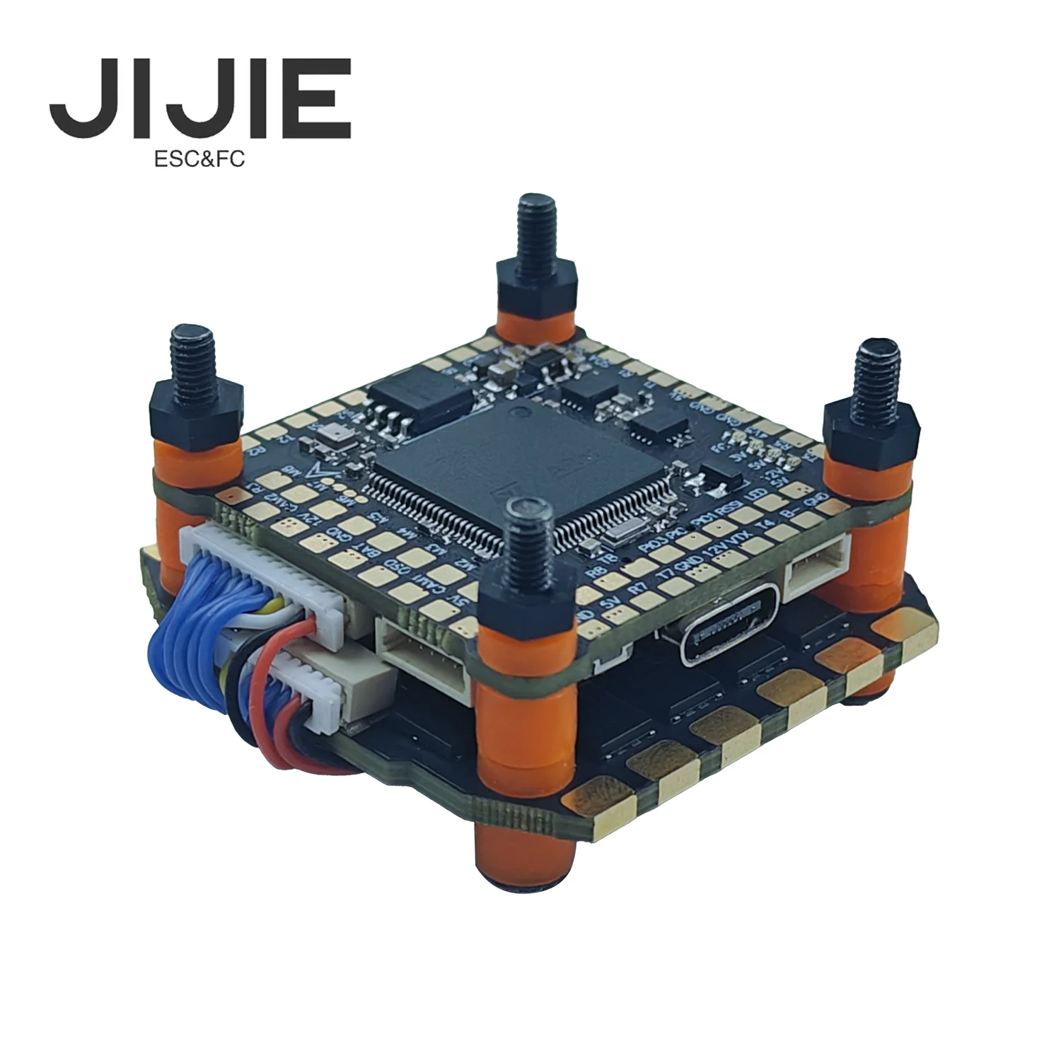 JIJIE FPV STM32H743 3-6S 55A スタック 4-in-1 ESC & FC Betaflight 3-6S FPV 5-10 インチフレームドローン部品