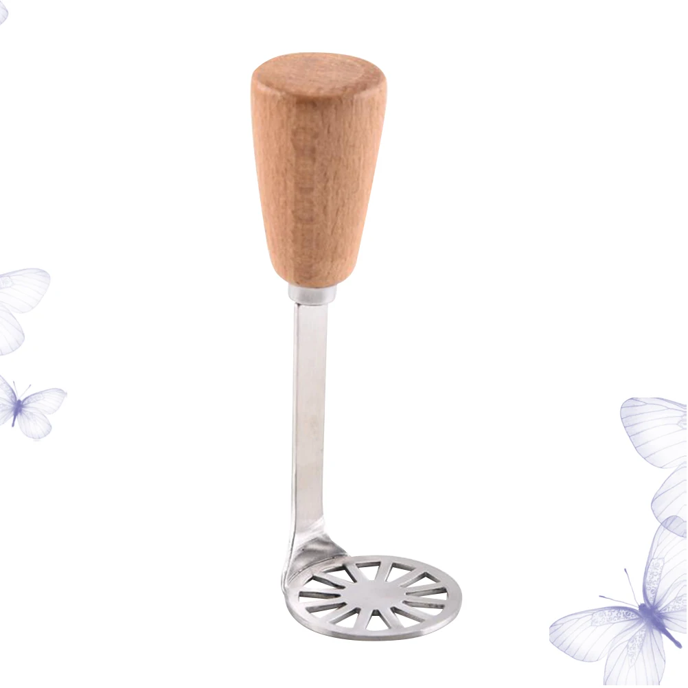 

Potato Ricer Stainless Steel Multi Functional Presser Smooth Baby Food Vegetable Masher Easy Clean Non Slip Anti Rust Kitchen