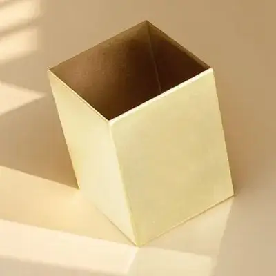 

Portable Stainless Steel Pen Holder Lightweight Desk Organizer Pencil Cup Multi-Functional Stationery Container