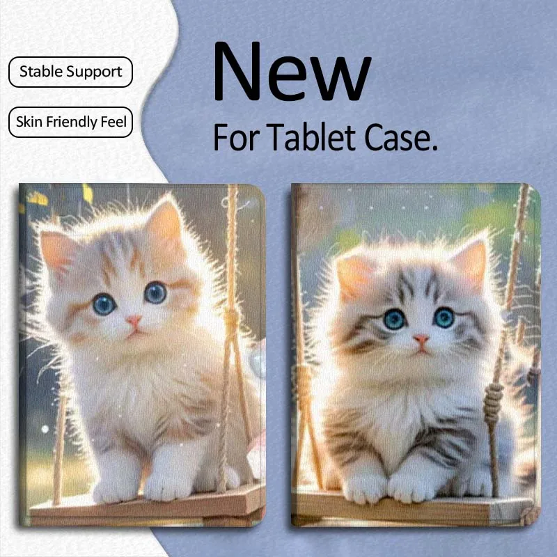 

Art Sunset Cat Popular Gift For Xiaomi Mi Pad Mini 4 5 6 7 SE Pro Plus Redmi Pad 2 SE 2025 8.8 11 Foldable Tablet Case