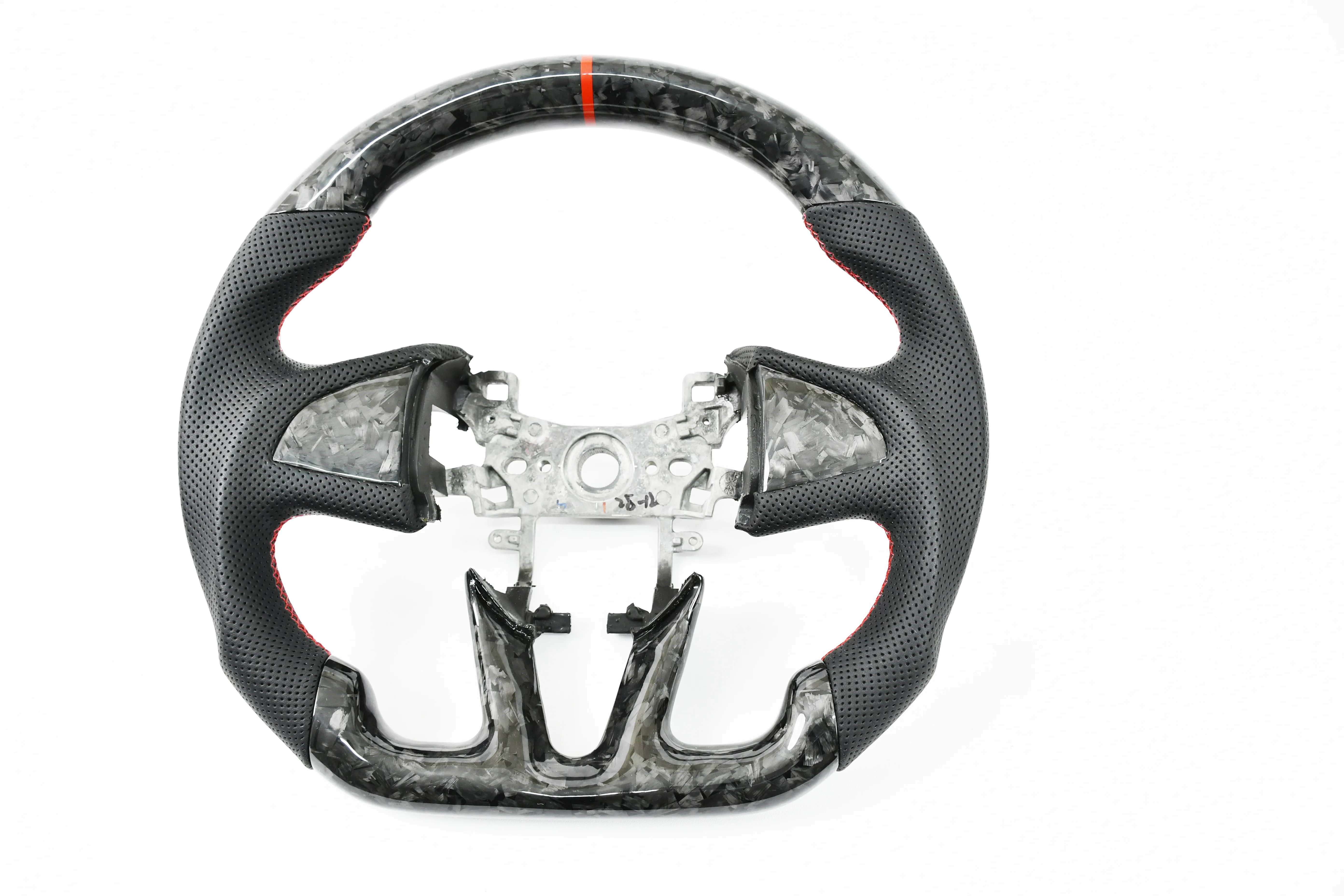 YTcarbon FOR Honda Jazz custom real forged carbon fiber steering wheel factory sale