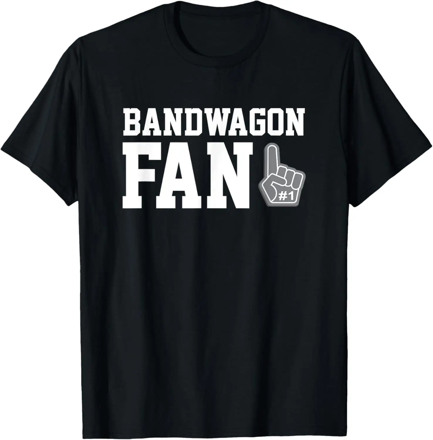 Bandwagon Fan забавная спортивная футболка фанатской команды Футболка