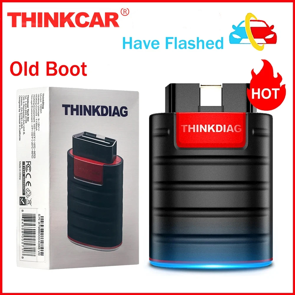 

THINKCAR Thinkdiag old version Have flashed Full System OBD2 Diagnostic Tool16 reset services pk golo easydiag AP200