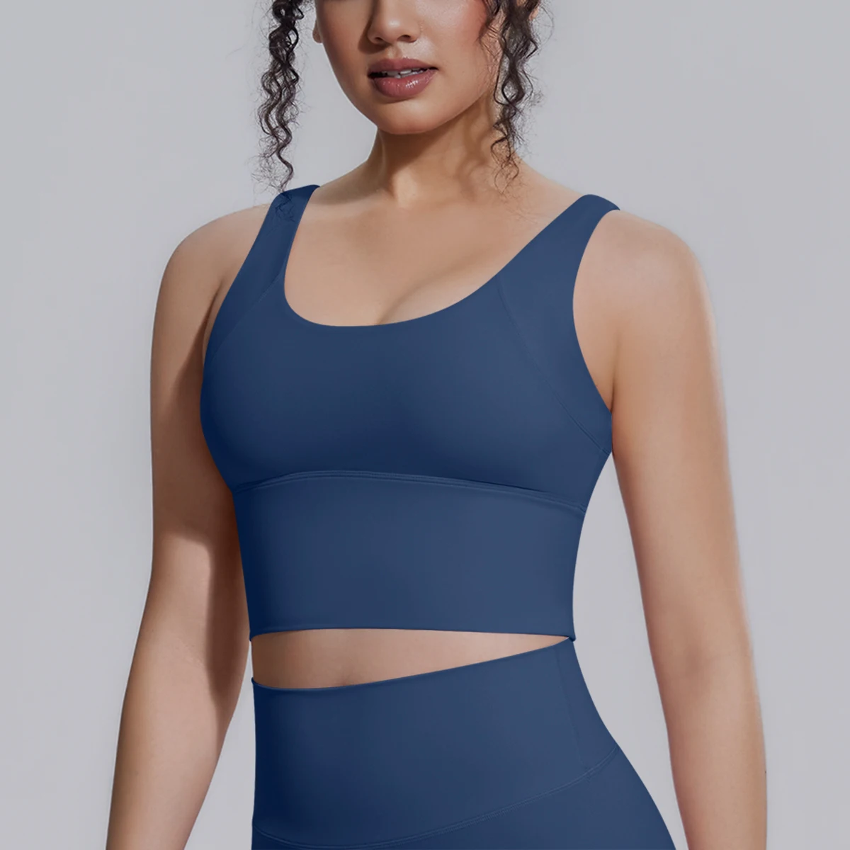 New Backless Yoga Vest for Woman Yoga Underwear with Chest Pad Summer Breathable Workout Top Running Shockproof Sports Bra image 5