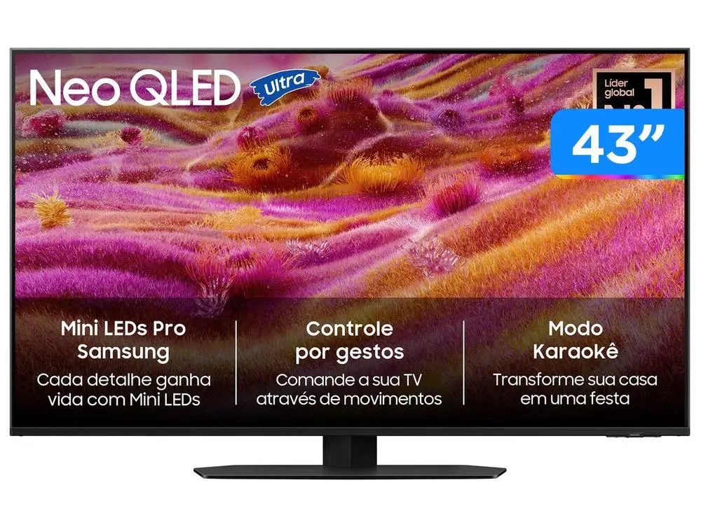 Smart TV 43 Polegadas Samsung 4K Neo QN90F: Análise Completa e Recomendação para Quem Busca Qualidade de Imagem e Inteligência no Lar
