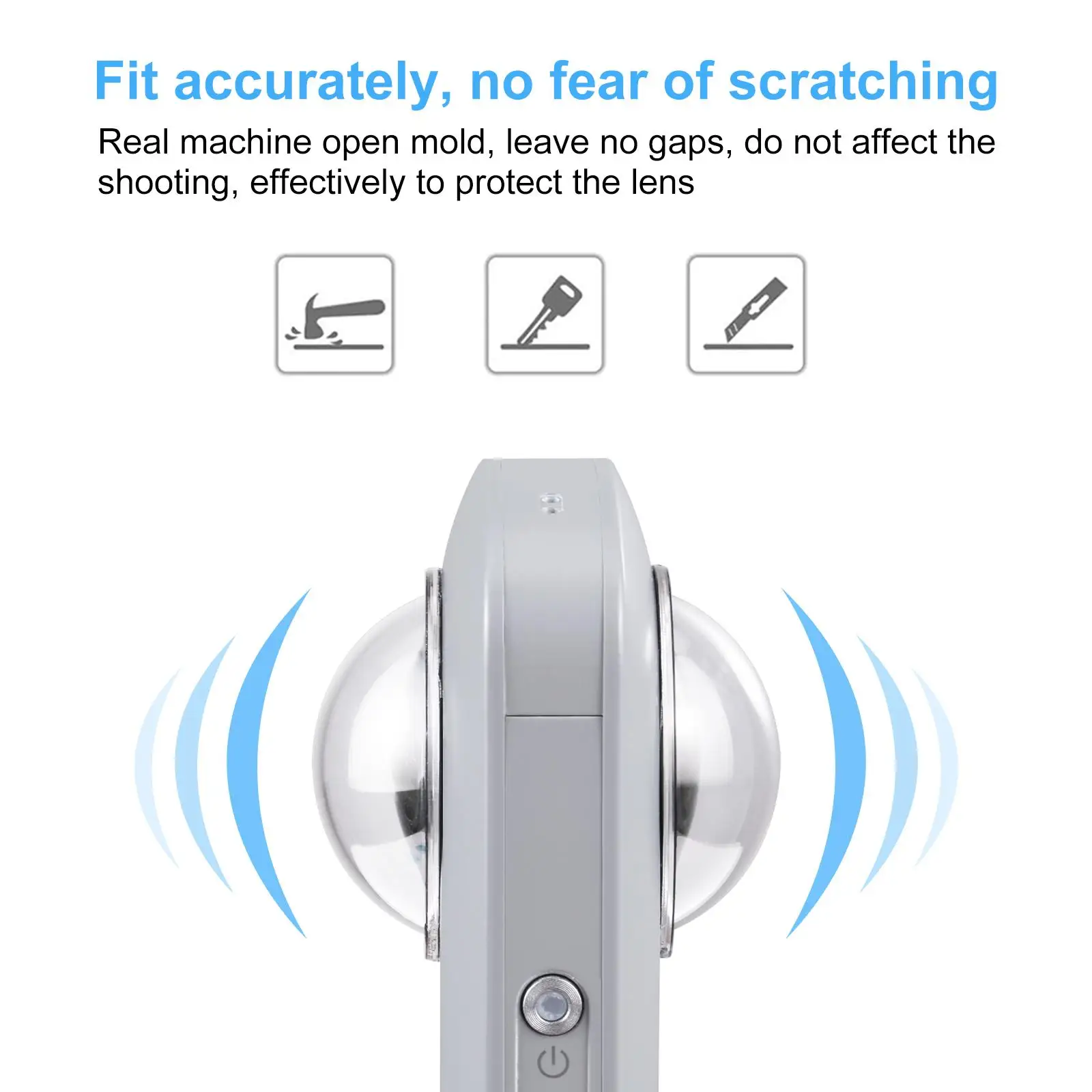 PULUZ Lens Guard PC Protective Cover Kits for Ricoh Theta SC2 / S / V