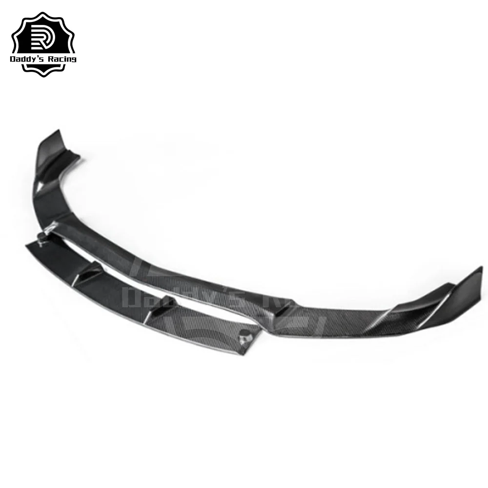 

C Style Carbon Fiber Front Bumper Lip Fit For MB C63 C63S AMG Sedan & Coupe 15-23 2PCS High Quality Fitment