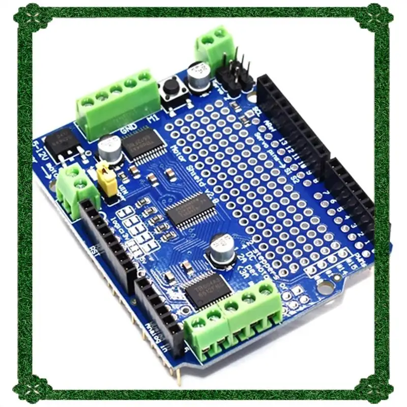 

24-часовая доставка TB6612 двигатель/шаговый/сервозащитный экран V2 IIC I2C интерфейс для Arduino ШИМ DC шаговый двигатель модуль сервопривода