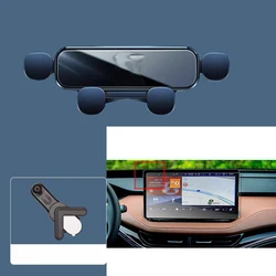 For Skoda ENYAQ IV 2023 2022 Car Phone Holder Car Styling Bracket  GPS Stand Rotatable Support  Accessories