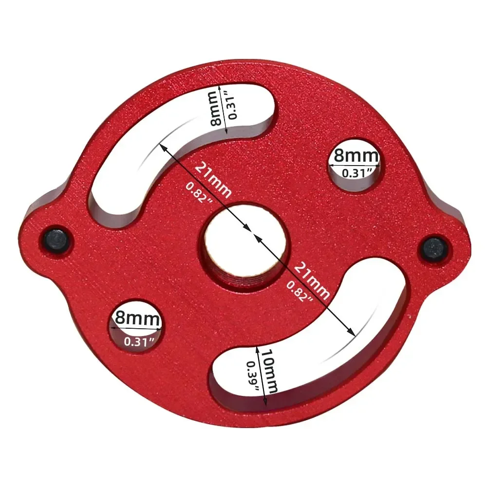 Verbesserte 3-10mm Vertikale Taschenloch-Schablone, selbstzentrierende Dübel-Schablone, Holzbearbeitungs-Legierungs-Lochbohrführung, Locher-Positionierer-Werkzeuge – Detail 5