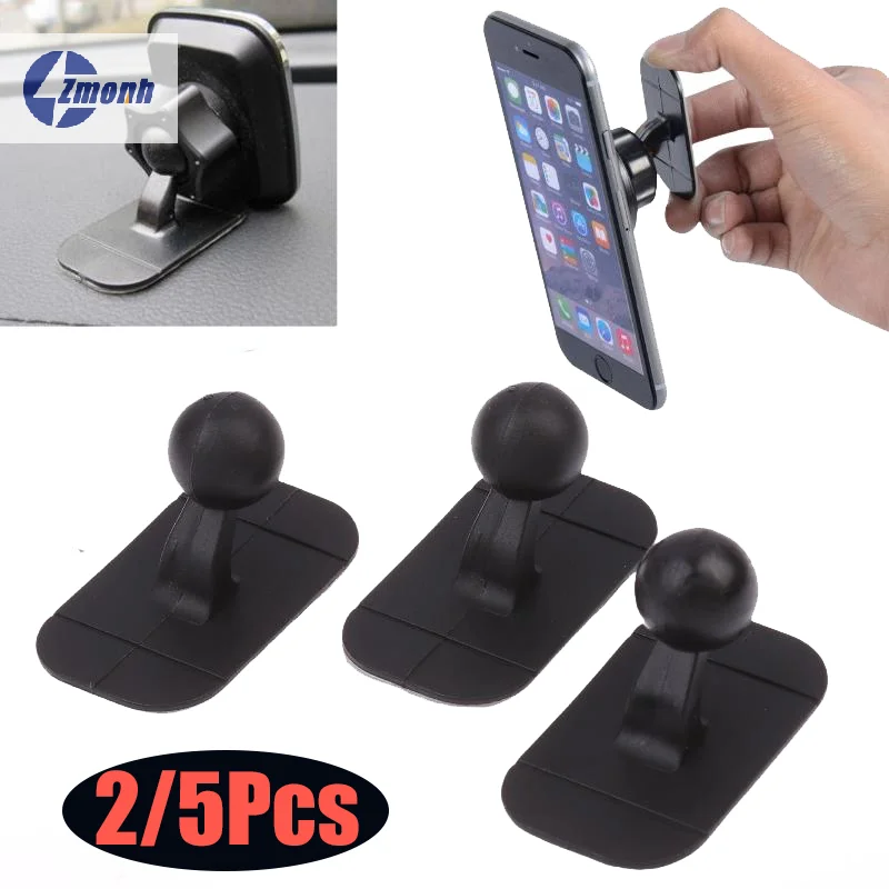 

2/5Pcs Self Adhesive Bracket Base Car Mount Bases For Center Console Dashboard Specific Navigation Phone Holder Car Accessories