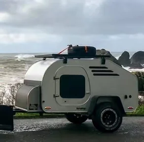 2023 Road Tires Truck Expedition Overland Outdoor Truck Camper for Pickup Tent Trailer Lighting Kitchen Galvanized Chassis