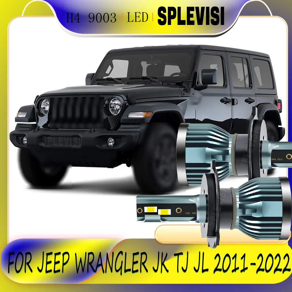

Energy Efficient Quick Fit Front LED Headlight Headlamp Bulbs For JEEP WRANGLER JK TJ JL 2011 2012 2013 2014 2015 2016 2017-2022