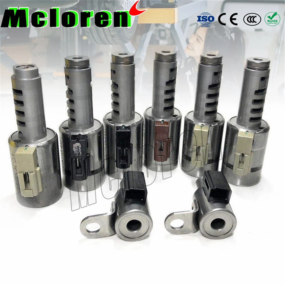 8 Pcs TF80-SC TF81-SC AF40-6 TF80SC TF81SC AF406 Automatic Transmission Shift Solenoid Valve For Citroen Volvo Fiat Peugeot