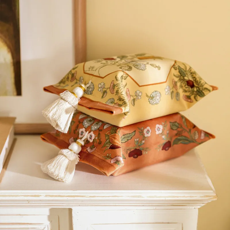 Retro Fabric Paper Holder for Car Living Room Home Use Chic Fabric Tissue Box Cover Multi-functional Fabric Tissue Holder Set