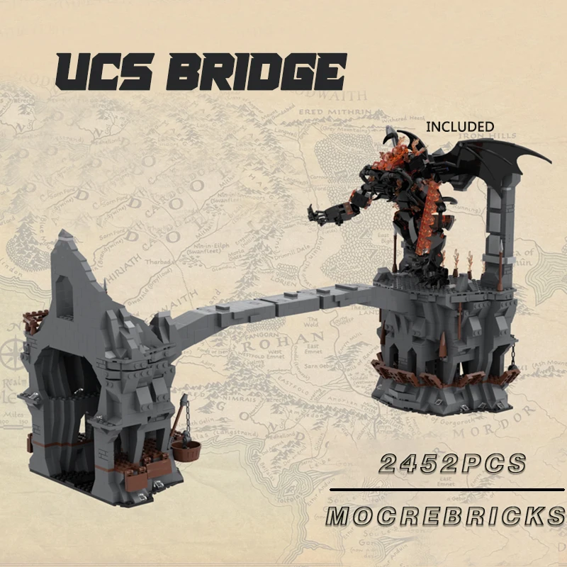 

Famous Architecture MOC Building Block UCS Bridge Technology Bricks DIY Assembling Model Creative Toy Collector Series Gift