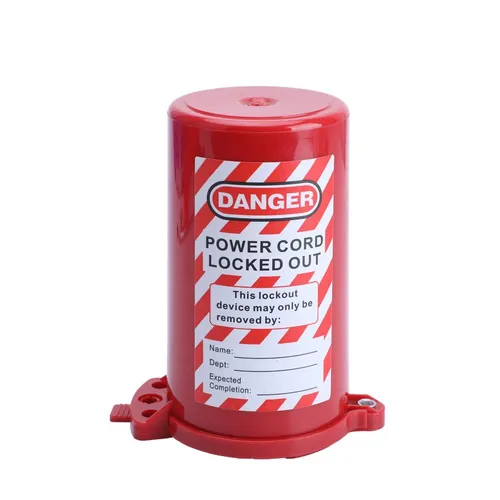 Cerradura de cilindro de Seguridad General Industrial, cilindro de polipropileno, bloqueo de tanque para válvula de cilindro de Gas, bloqueo de parada para tubería de aire de Gas