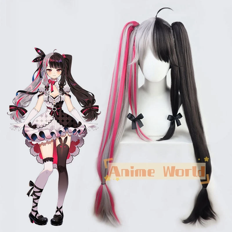 Virtual YouTuber SMC-gumi Yorumi Rena Cosplay Wig Halloween Christmas Woman Men Adult Wig