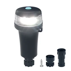 Kayak Portable Navigation Led Lamp All Round White Color Adaptors Light  AA Batteries(Not Included) Boat Accessories Marine