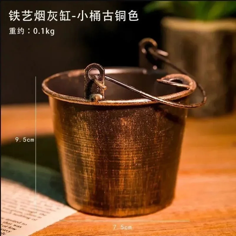 1 piece of vintage creative home faucet iron ashtray personalized trend gift metal handicraft