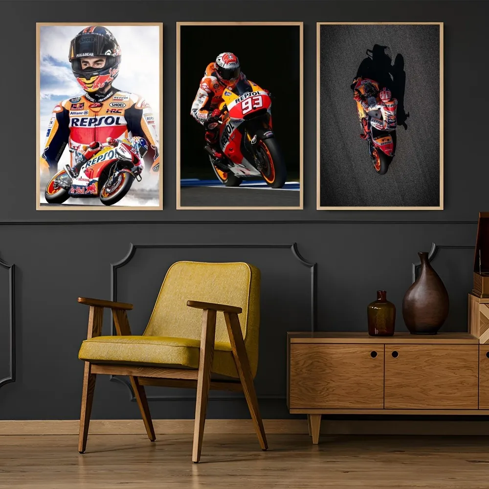 M-Marc M-Marquez  Poster Paper Print Home Living Room Bedroom Entrance Bar Restaurant Cafe Art Painting Decoration