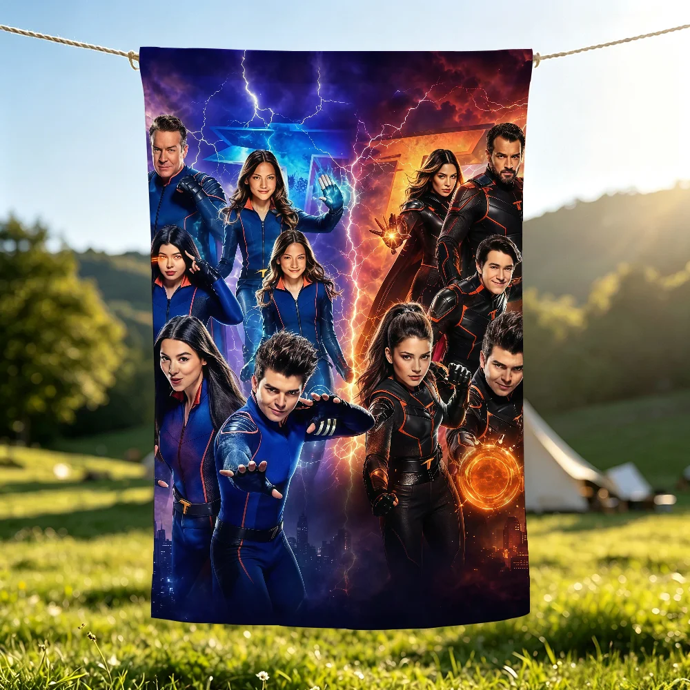 C-Clash OF The T-Thundermans Flag Personalized Banner For Football Festival Gym Outdoor Garden Sports Party Gift Decor Banner