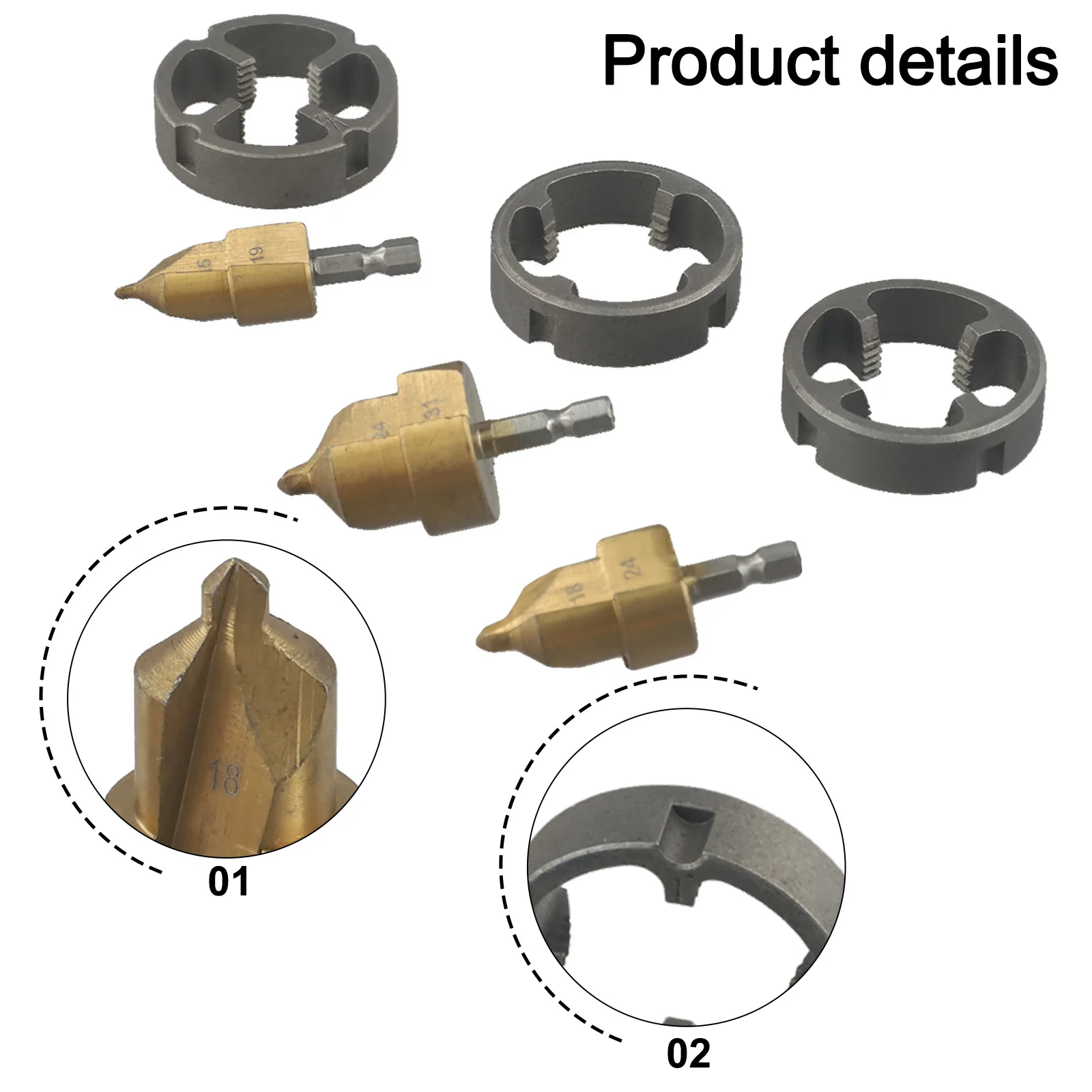 Fast Thread Processing For Plumbing Maintenance PVC Thread Making Tool NPT Thread Standard Plastic And Bearing Steel