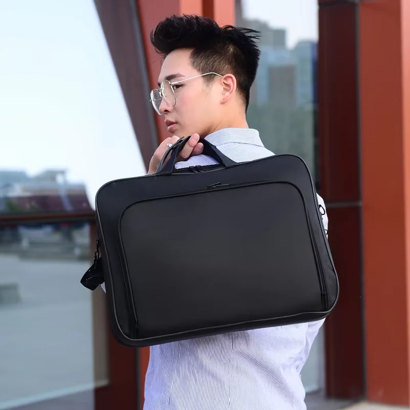 15Inch 15Inch 17 In Laptop Bag Business Portable Nylon Computer Handbags Laptop Shoulder Handbag Zipper Shoulder Simple Style - Aliexpress Deal