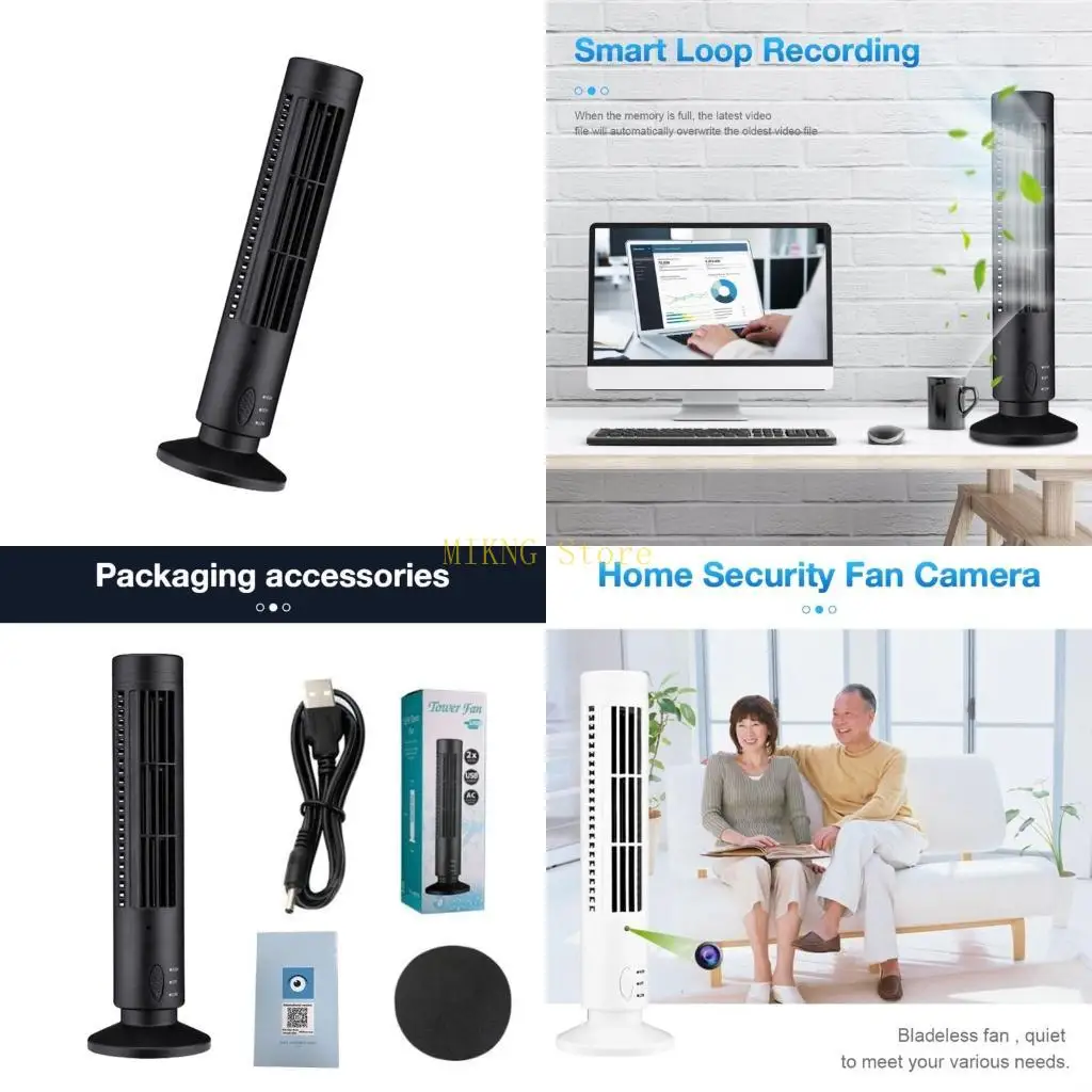 

Портативная миниатюрная камера безопасности с вентилятором, ночное видение, Smartests обнаружения, 1080P, Wi-Fi, лучшая