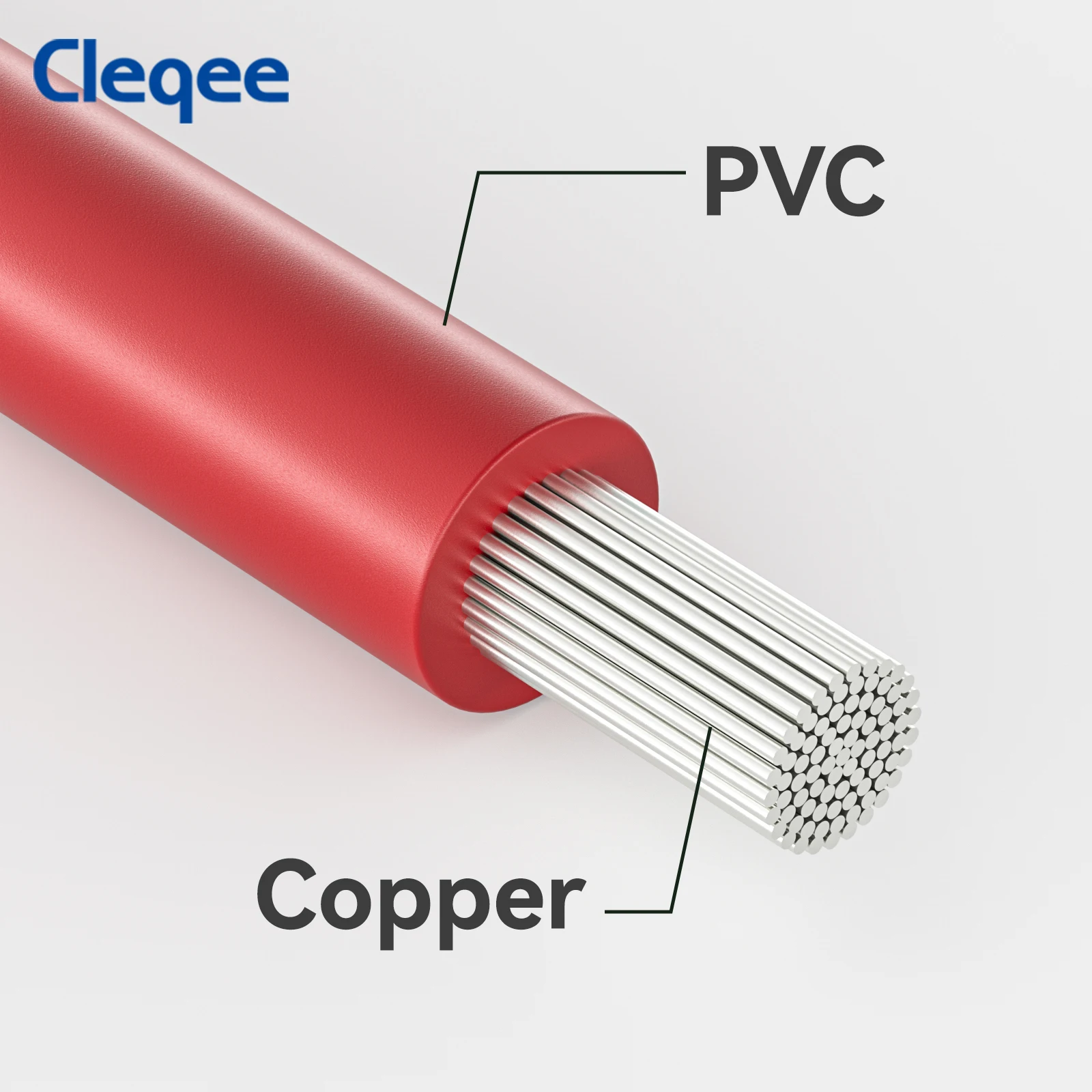 Cleqee P70031A Multimeter Test Leads 4mm Banana Plug Male to Male Straight to Right Angle Connector Soft Wire Cable