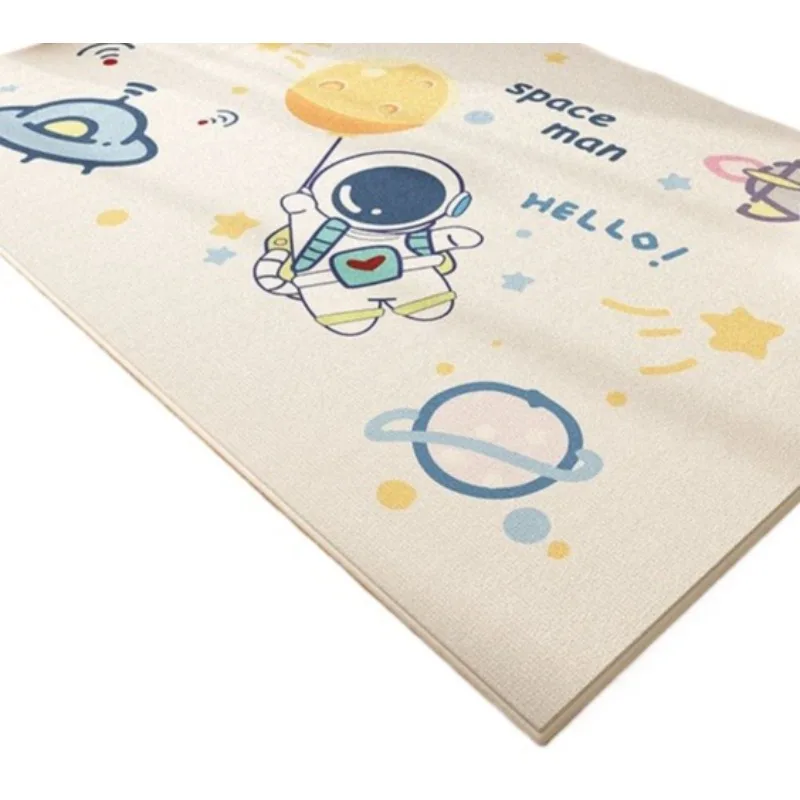 Cartoon Fun Children's Room Carpet Reading Area, Baby Crawling and Playing Floor Mat, Easy To Maintain Large Bedside Blanket