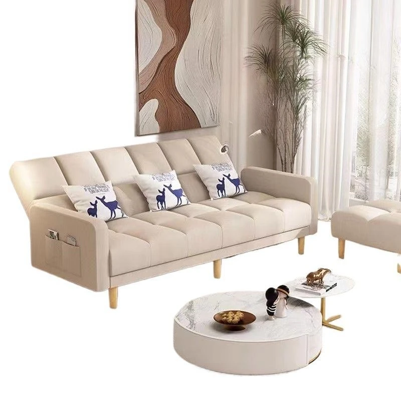 

Simple and modern foldable sofa bed, multi-functional, simple living room and bedroom, small apartment