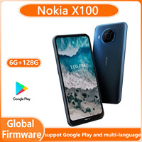 Nokia X100 5G SmartPhone 6G 128G 4470mAh Battery CPU Qualcomm Snapdragon 480 48MP Camera Full Screen used phone