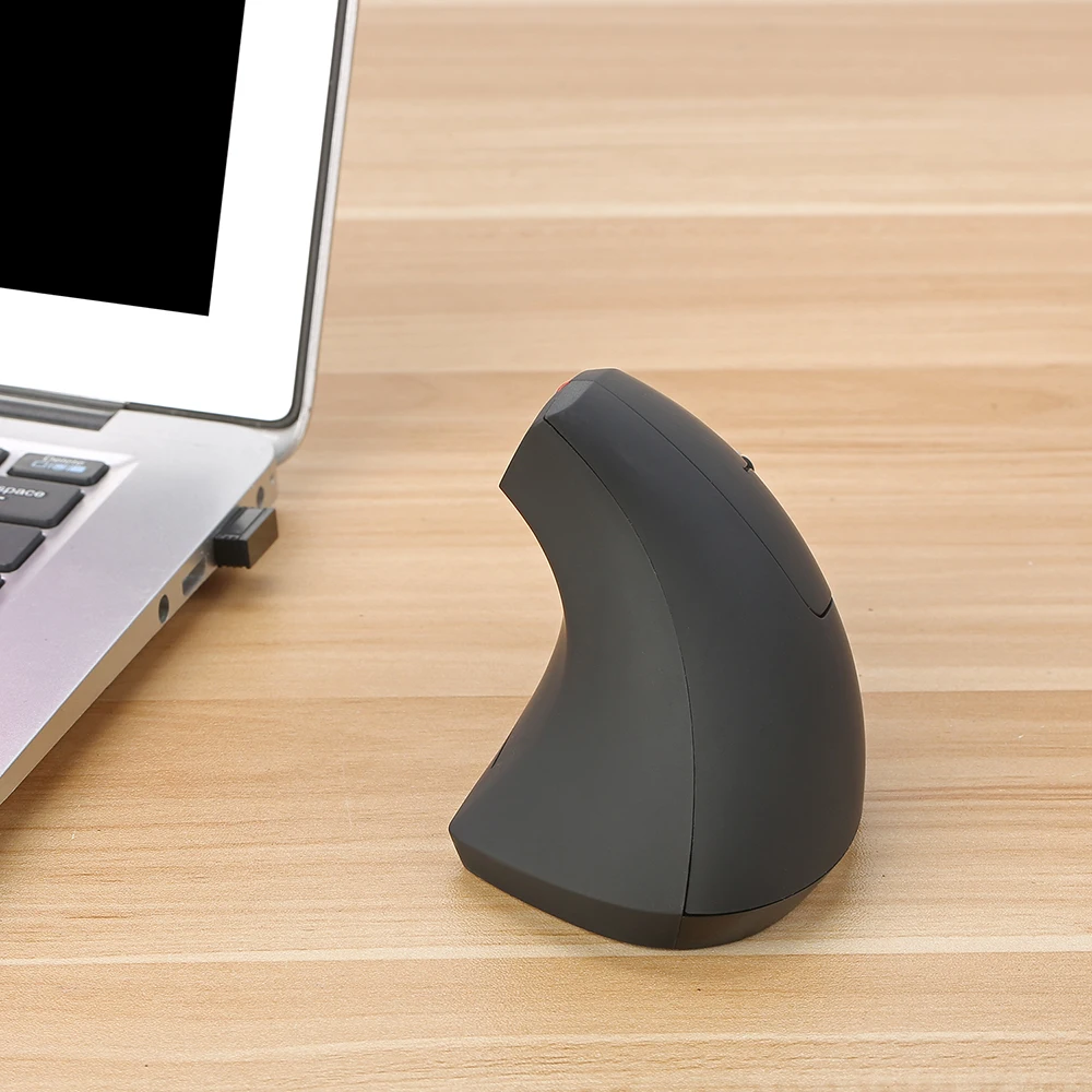 Wireless Mouse Vertical Mice Ergonomic Rechargeable 3 movement speed optional Adjustable USB Charging for Mac Laptop PC Computer