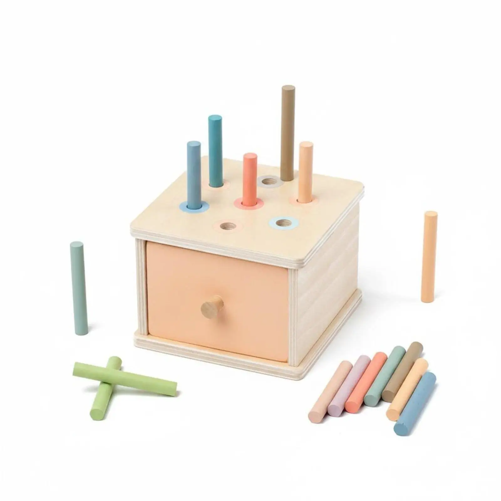 Color Shape Sorter Educational Child-Centered Sorting Toy Fine Motor Skills Color Matching Cube for Children 3-6, Preschool,