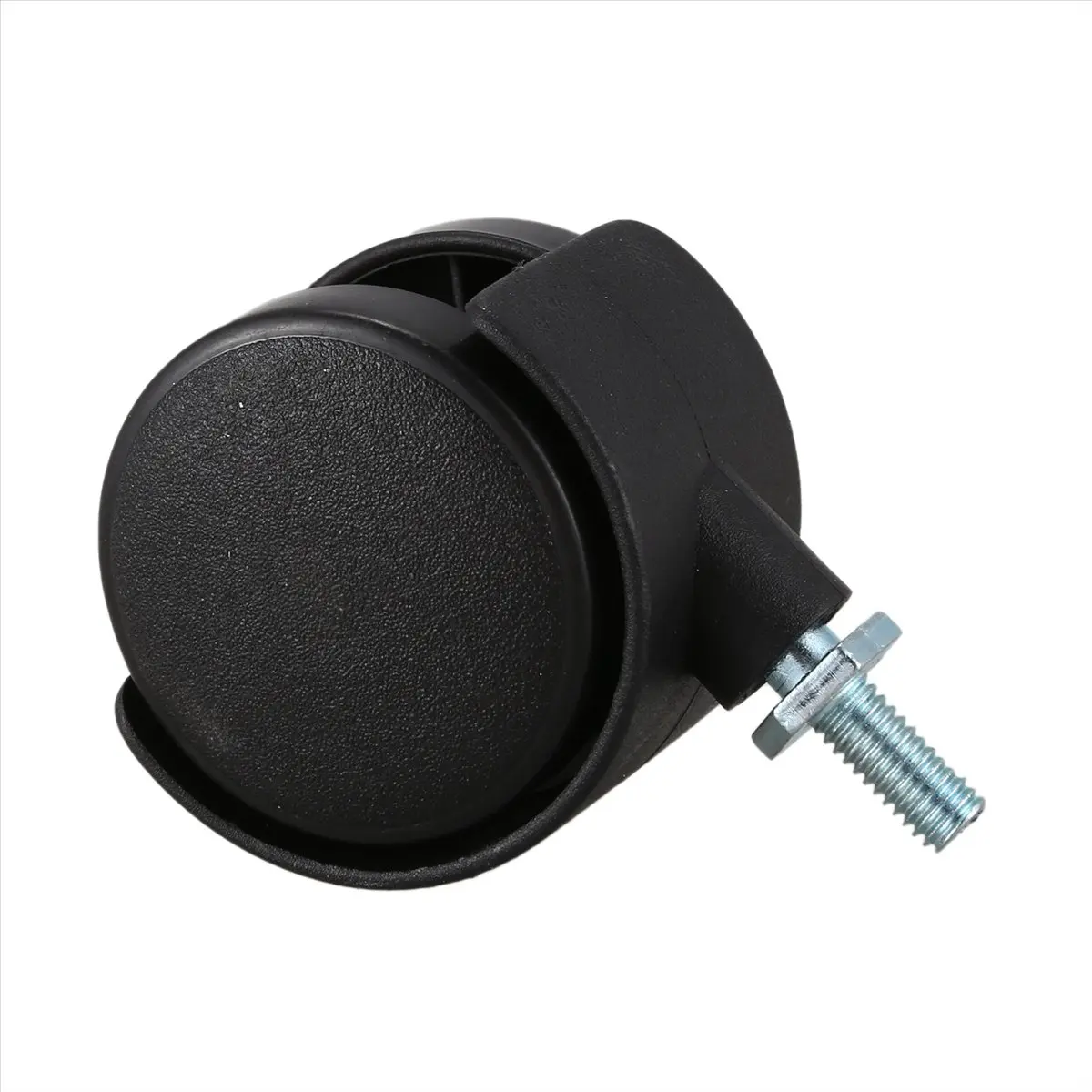 Limited 715 6mm Threaded Stem 40mm Dual Wheel Rotatable Caster Black