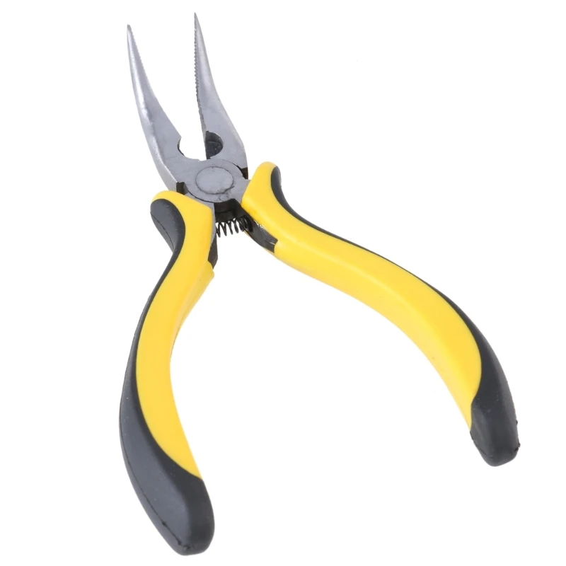 Spring Loaded Curved Nose Pliers For Chicken Bone Deboning, Handmade Hand Tool