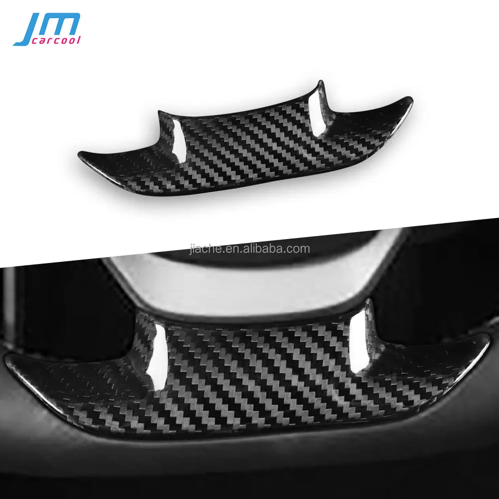 

Carbon Fiber Car Interior Decoration Steering Wheel Panel Trims for Chevrole Corvette 2014-2019 Car Accessories