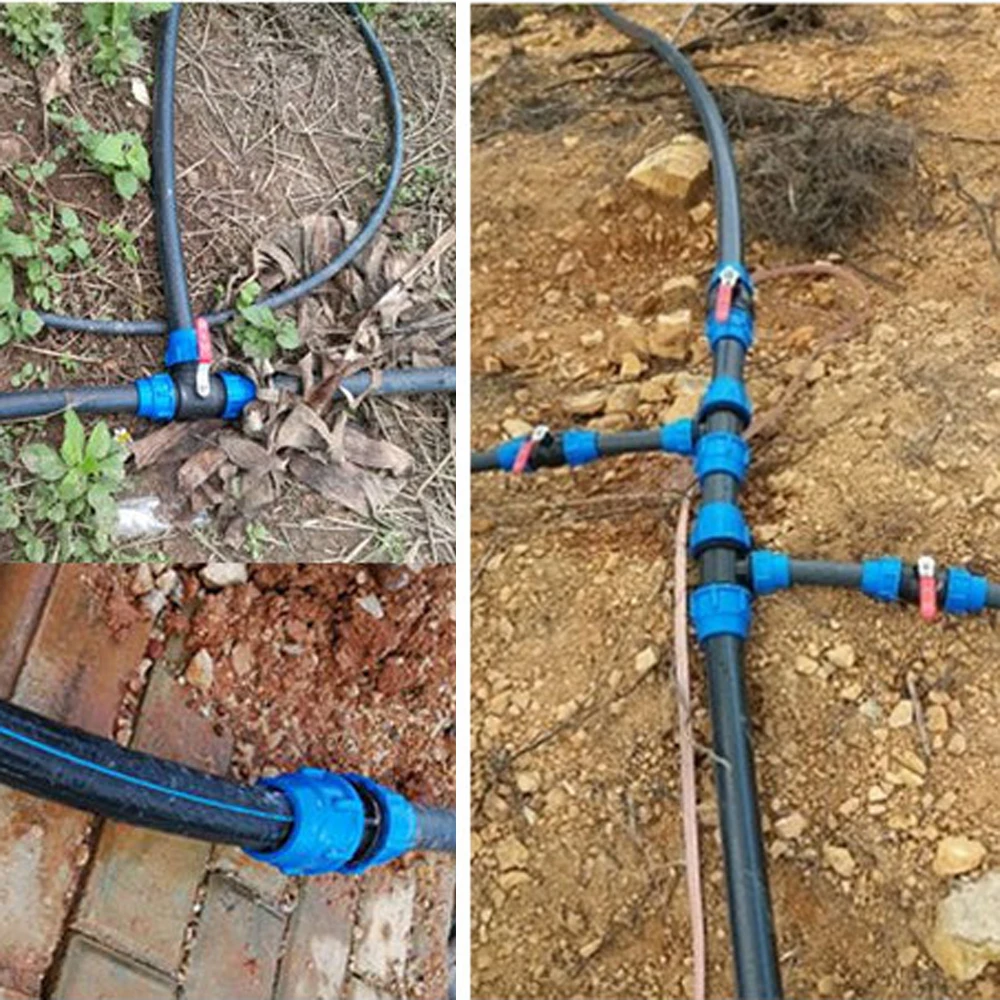 20/25/32/40/50mm PVC PE Rohr Leitungswasser Splitter Kunststoff Schnell Ventil Anschluss Garten landwirtschaft Bewässerung Wasser Rohr Armaturen – Detail 10