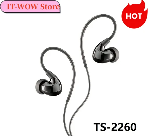 Takstar TS-2260 in-ear earphone professional dynamic monitoring earphone HIFI network karaoke computer phone music headset