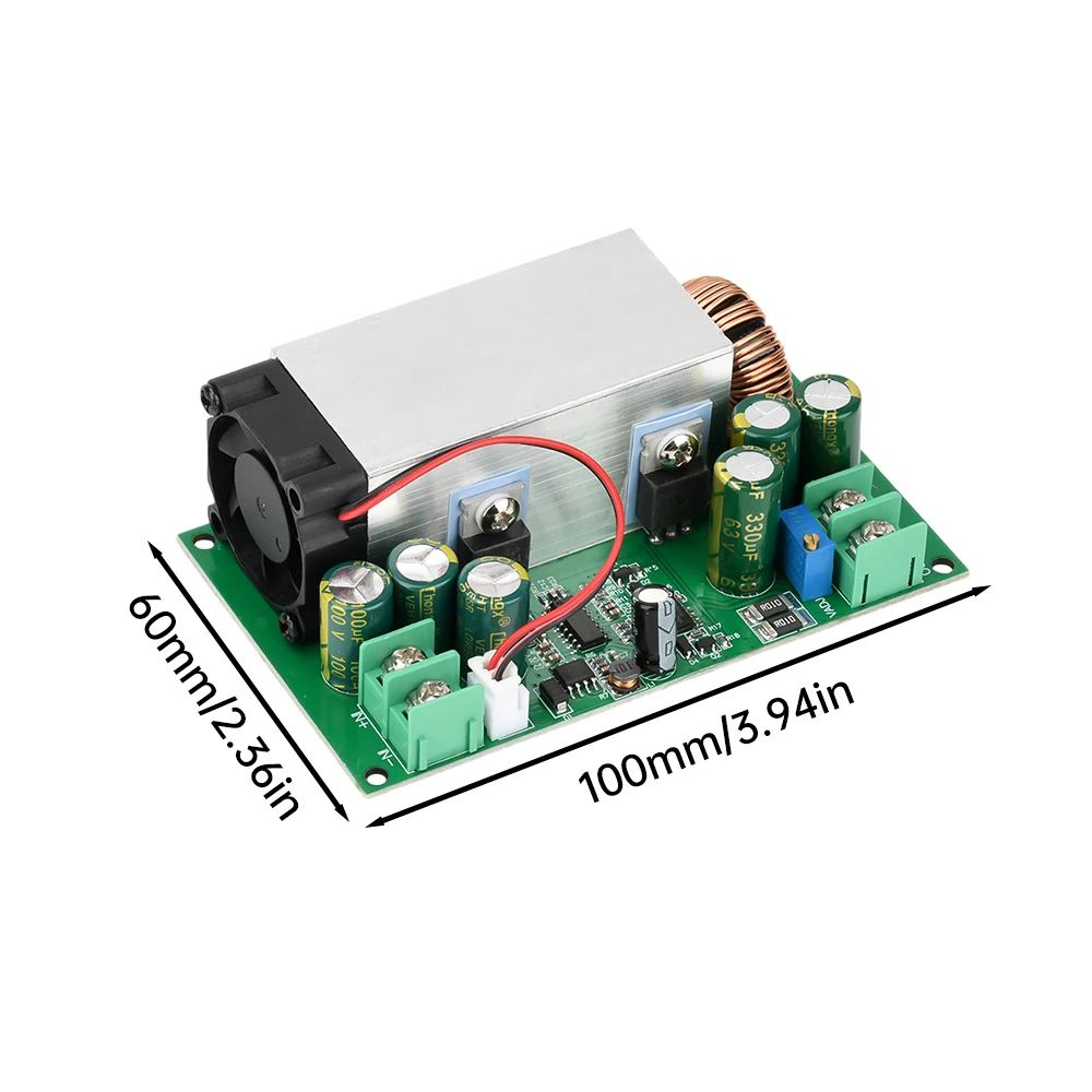 DC-DC Buck Converter 12-75V to 5V 12V 24V 48V 600W 25A Adjustable High Power Supply Module for Battery Charging DIY