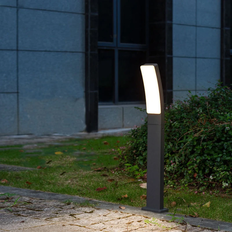 Cortile impermeabile esterno a Led, giardino, parco, luci da giardino con palo