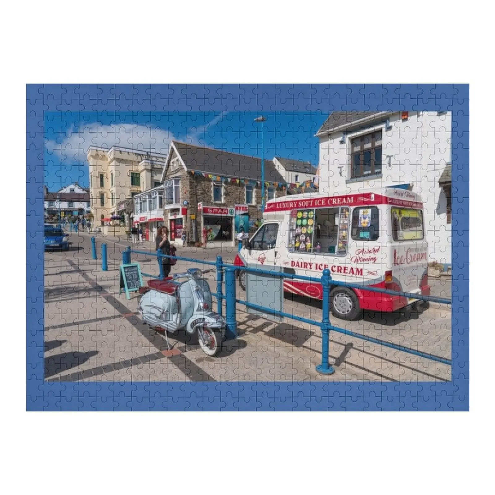 

Saundersfoot Ice Cream Van Jigsaw Puzzle Personalized Gift Personalized Toy Wooden Animal Puzzle